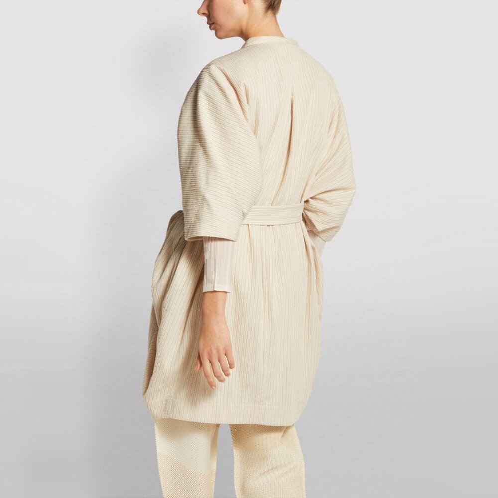 Issey Miyake Sashiko Wrap Kimono Jacket size "2" - one size only (fits M-XL) - Picture 2 of 15